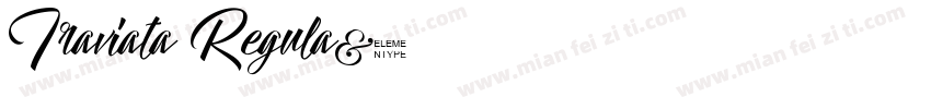 Traviata Regula字体转换